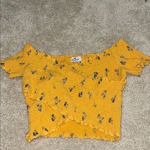 Hollister off the shoulder crop top